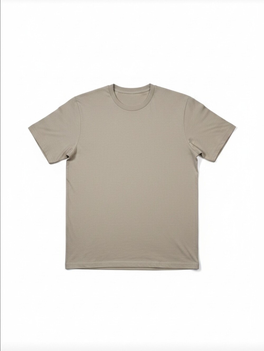 Soffe Men's USA Made Tan Taupe Military Undershirt T-Shirt Medium